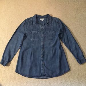 J.Jill Denim Tunic Shirt
